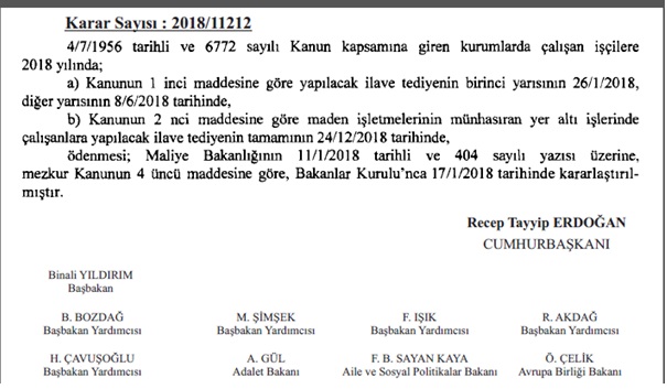 Kamu İşçileri 26 Ocakta İlk İkramiyelerini Alacaklar, Kamu Görevlisine İkramiye Yok.