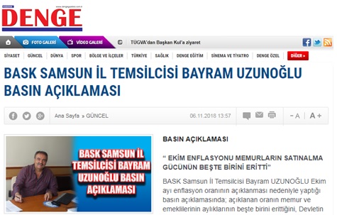 Samsun Temsilcimiz Bayram Uzunoğlu: "Satınalma Gücümüzün Beşte Biri Eridi"