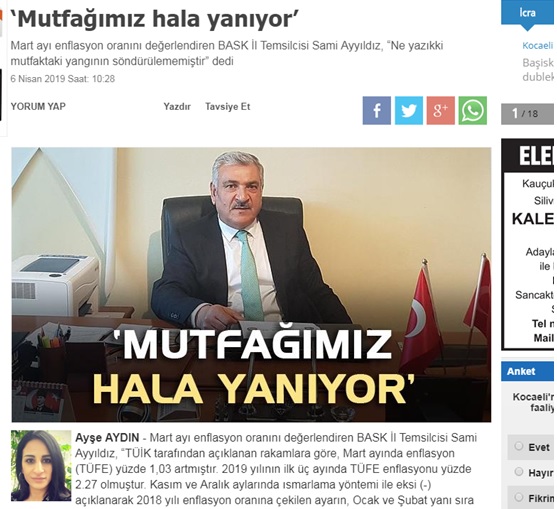 Kocaeli Temsilcimiz Sami Ayyıldız: "Mutfağımız Hala Yanıyor!"