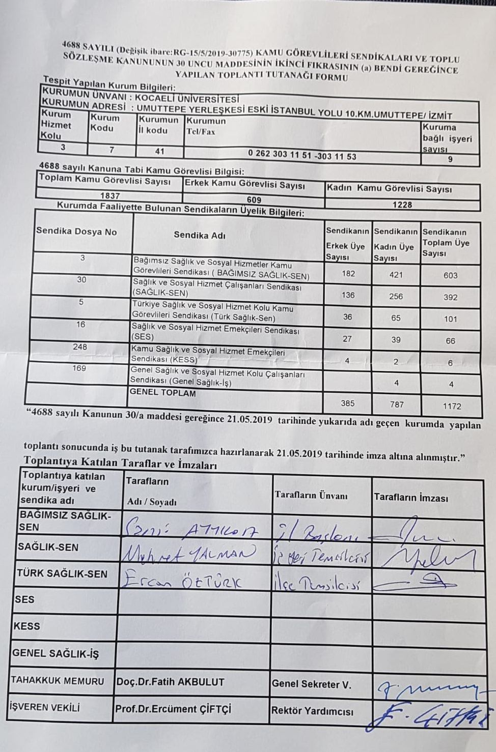 Kocaeli’den BASK Ailesine Bayram Hediyesi; Tıp Fakültesinde 4. Kez Yetki