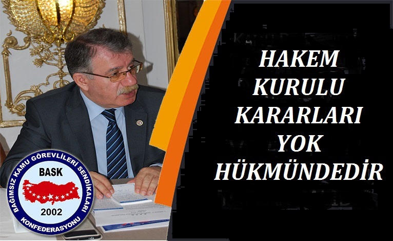 Genel Başkan Bayram Zengin: “Hakem Kurulu Kararları Yok Hükmündedir!”