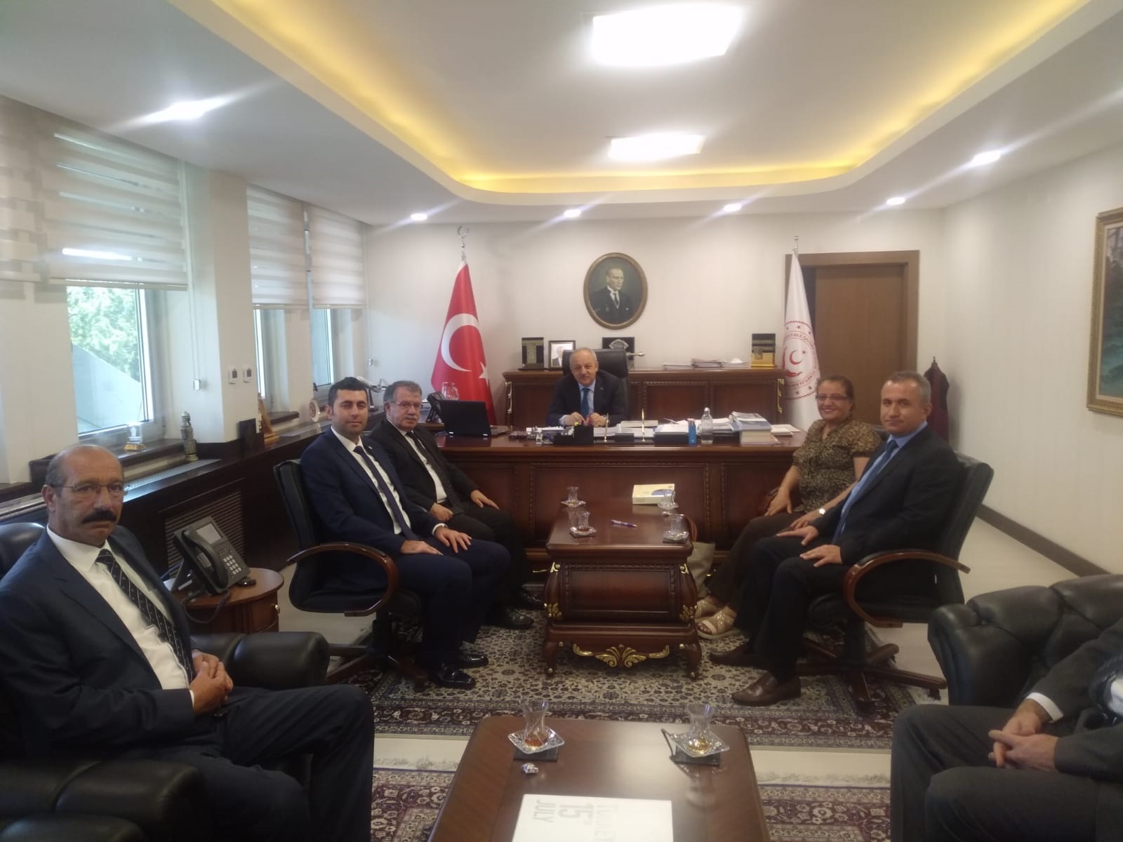 BASK; Aile, Çalışma ve Sosyal Hizmetler Bakan Yardımcısı Ahmet Erdem’i Ziyaret Etti
