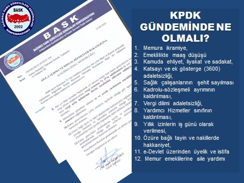 Genel Başkan Bayram Zengin: Kpdk Acilen Toplanmalı, Memurların Sorunlarına Çözüm Üretmelidir!