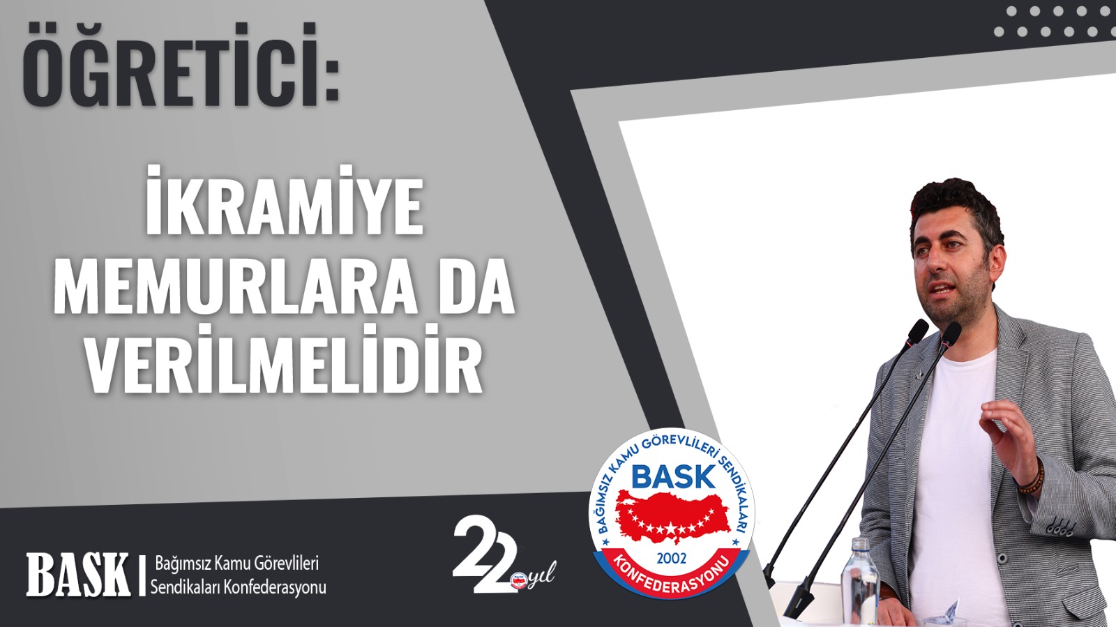 Öğretici : İkramiye Memurlara da Verilmelidir