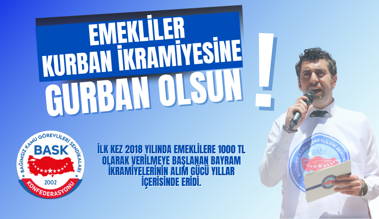 Öğretici: Emekliler Kurban İkramiyesine Gurban Olsun!