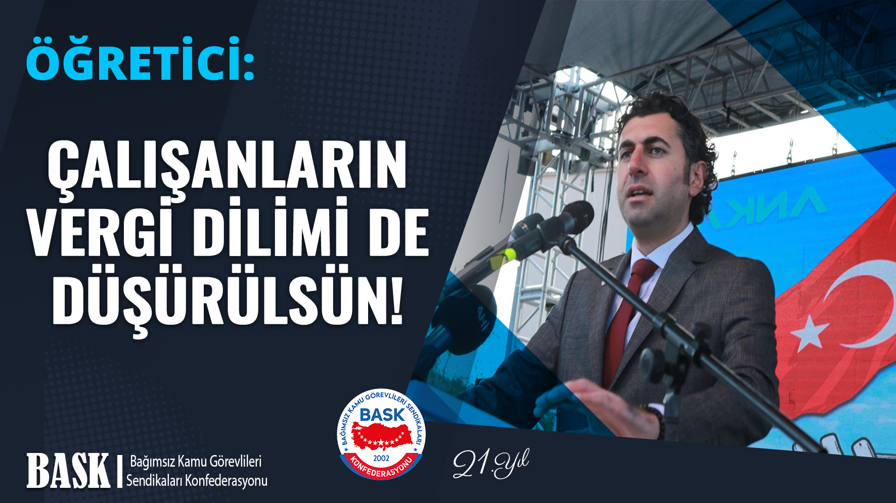 Öğretici: Çalışanların Vergi Dilimi de Düşürülsün!