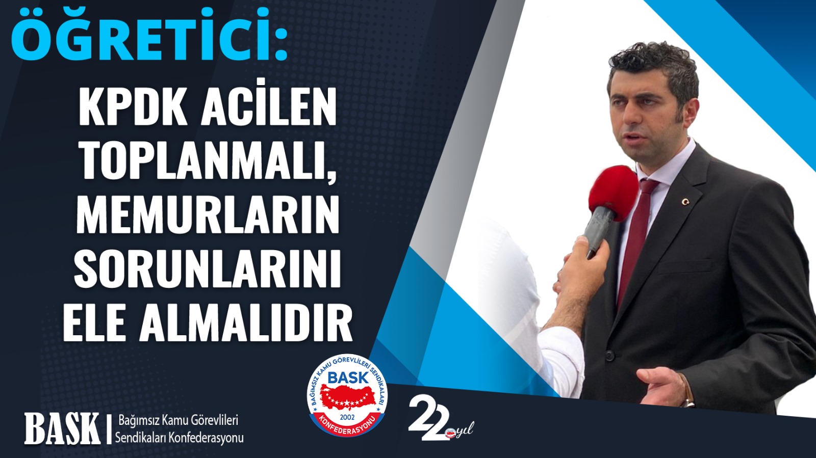 Öğretici: Kpdk Acilen Toplanmalı, Memurların Sorunlarını Ele Almalıdır