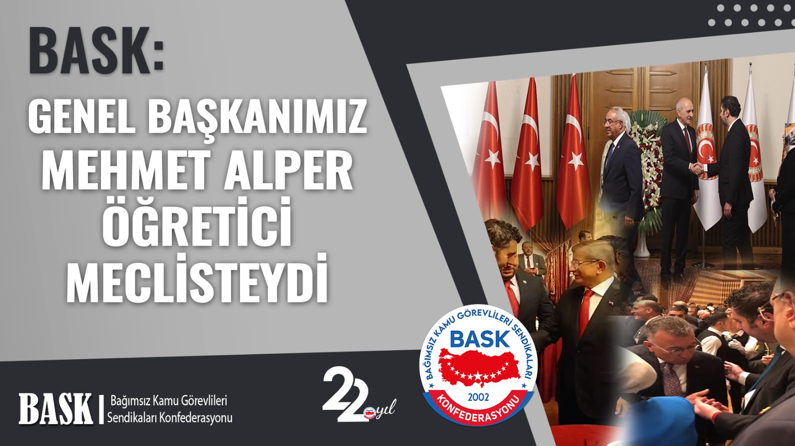 Genel Başkanımız Mehmet Alper Öğretici Meclisteydi