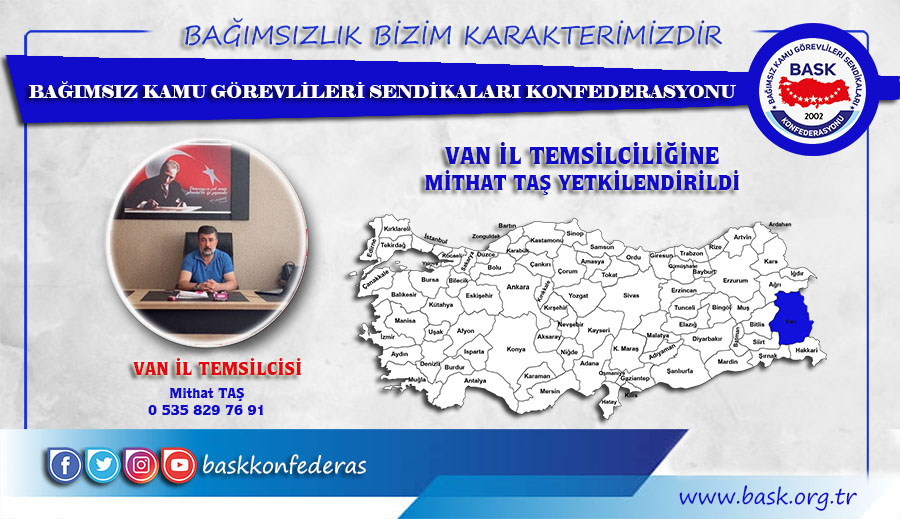Mithat Taş BASK Van İl Temsilcisi Oldu