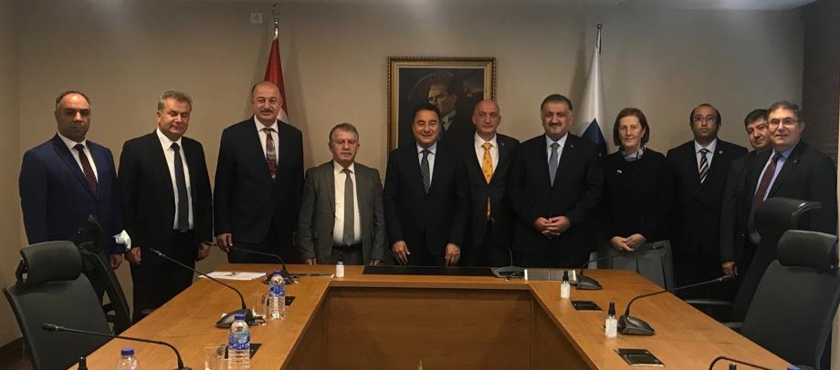 Kamu Konfederasyonları Platformu İle Birlikte Deva Partisi Genel Başkanı Ali Babacan’ı Ziyaret Ettik