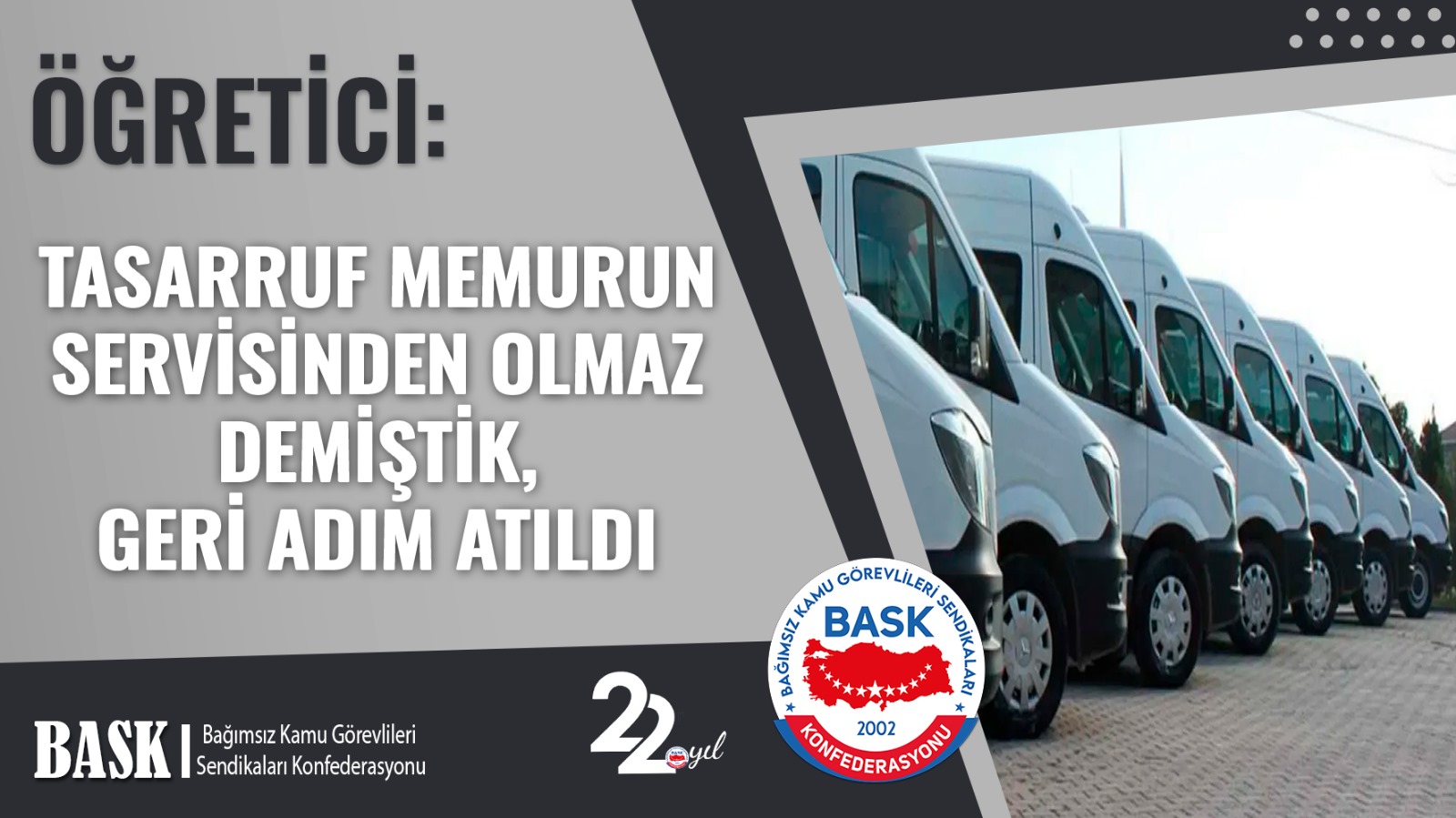 Öğretici: Tasarruf Memurun Servisinden Olmaz Demiştik, Geri Adım Atıldı